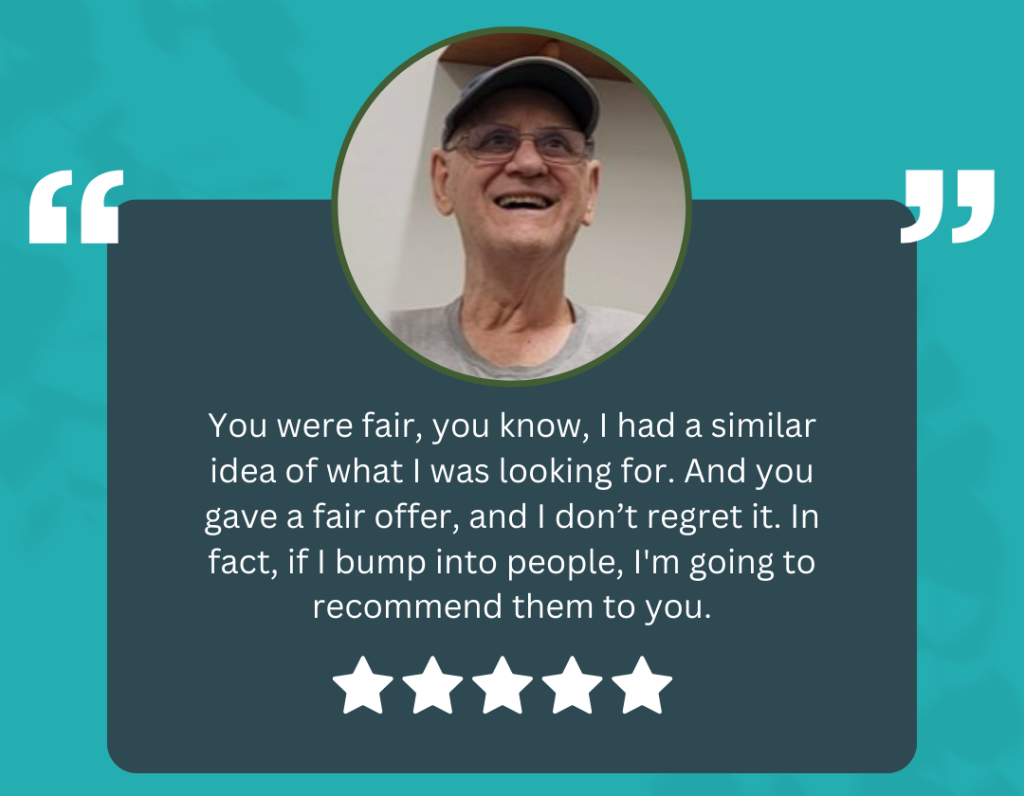Angelo Crofton Maryland praising As Is Equity for selling a Maryland home fast